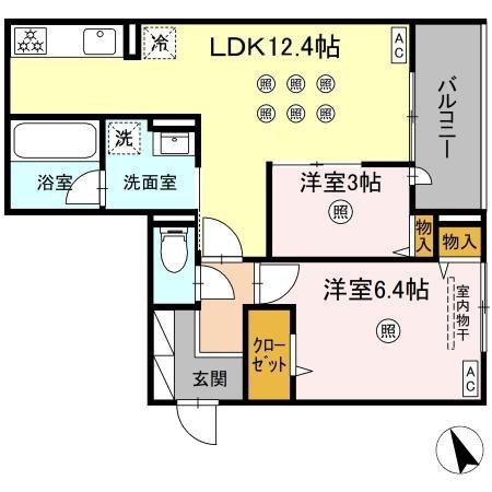 2/4 間取
