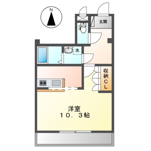プランドール桜の間取り