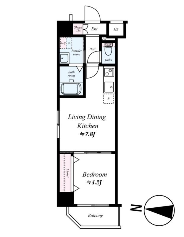 リヴシティ向島弐番館の間取り