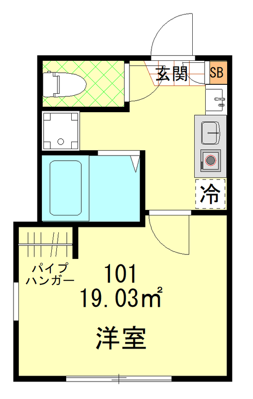 シュテルン蒲田の間取り