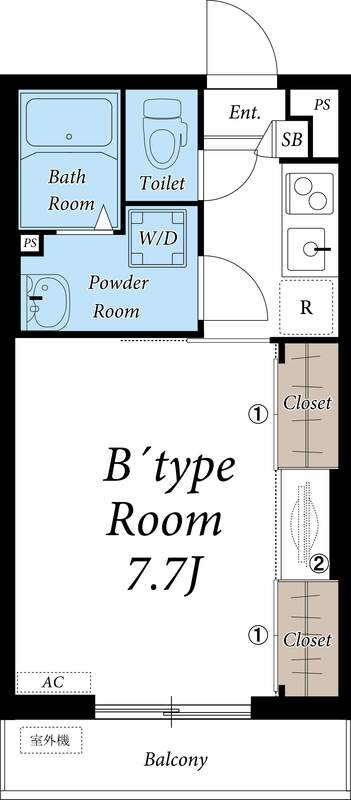 リブリ・MoMoの間取り