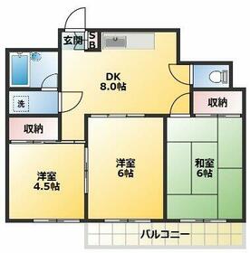 サンフィールドハイツの間取り