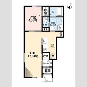 リーブルファイン愛宕駅前Ⅱの間取り