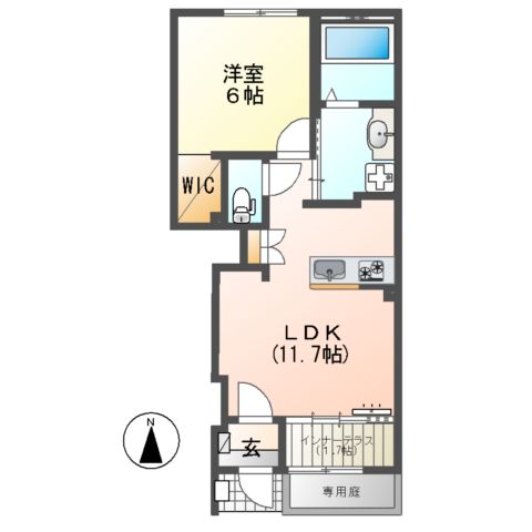 西塚町2丁目新築アパート(仮の間取り
