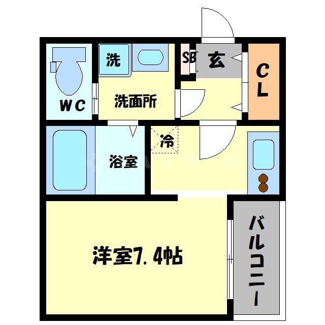 Malva都島の間取り