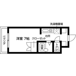 リバーサイド新大阪※学生専用・家電付の間取り