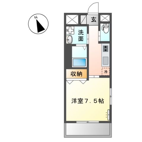 ジュネス市場木の間取り