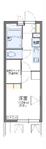 レオパレス壽光Ⅰの間取り