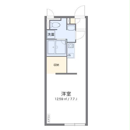 レオパレス新築60669の間取り