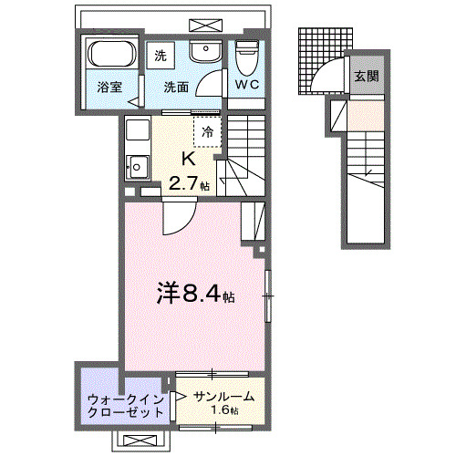 エスペランサ 俊の間取り