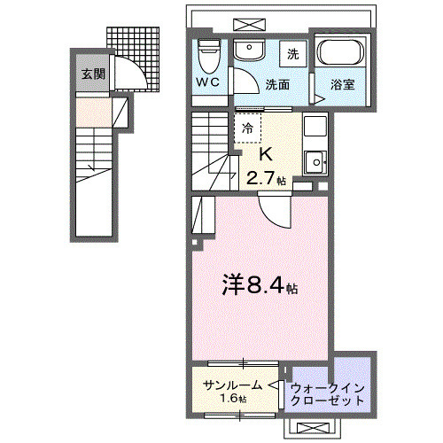 エスペランサ 俊の間取り
