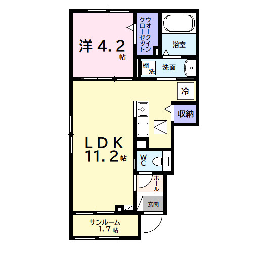 アネックス ワンの間取り