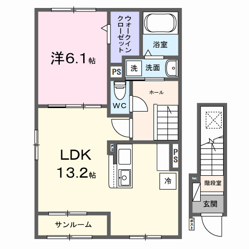 デスティニーAの間取り