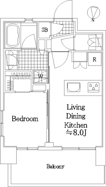 スタジオデン西川口の間取り