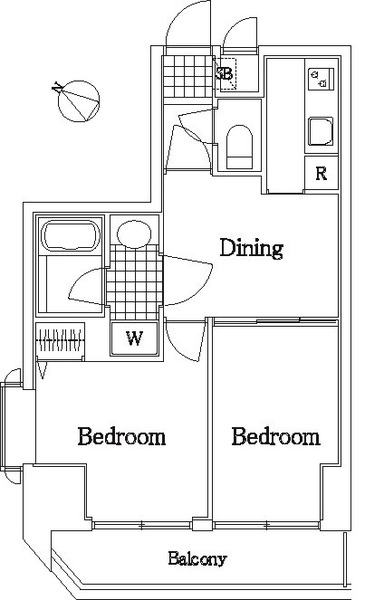 ワコーレ川崎Ⅱの間取り