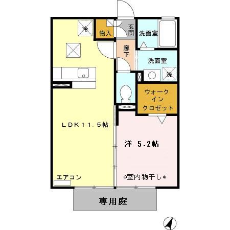 グランモア パーシモンの間取り