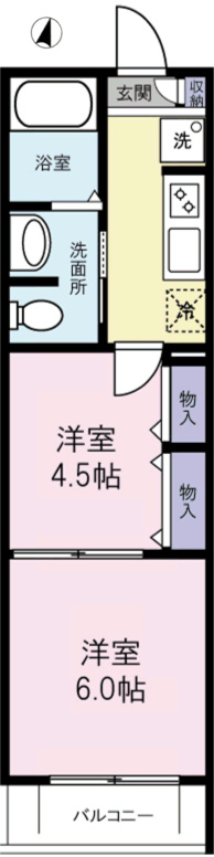 ヒルズ貫井の間取り