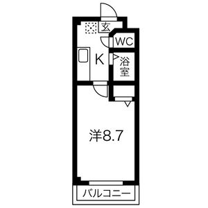 アズビー千里山の間取り