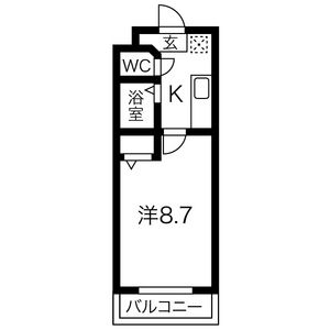 アズビー千里山の間取り
