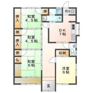日野東2丁目戸建の間取り