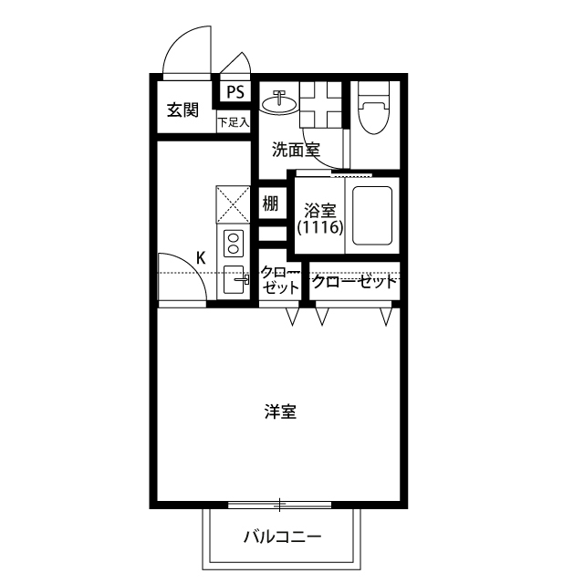 アムールひがしの間取り