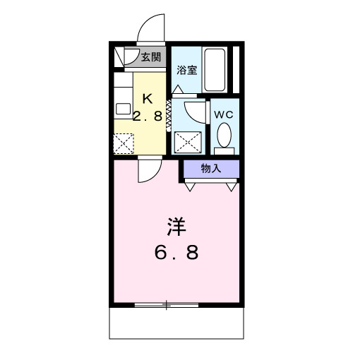 メゾンフルールの間取り
