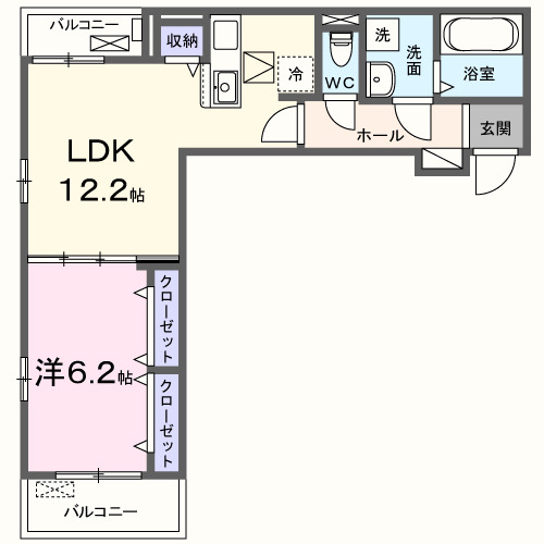 大日町3丁目アパート(028485301)の間取り