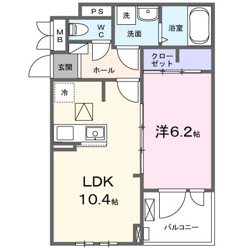大日町3丁目アパート(028485301)の間取り