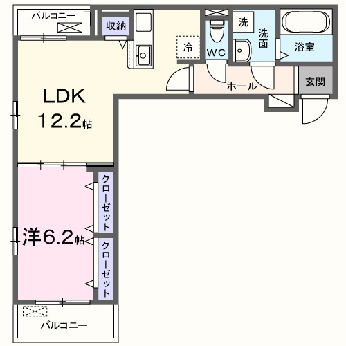 大日町3丁目アパート(028485301)の間取り