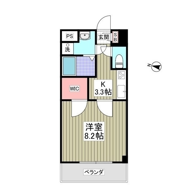 ルミエール岸町の間取り