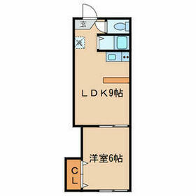 叶コーポの間取り