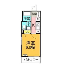 Mark Duo一ノ割IIの間取り