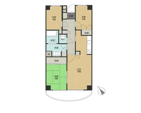 リヴェール南八幡の間取り