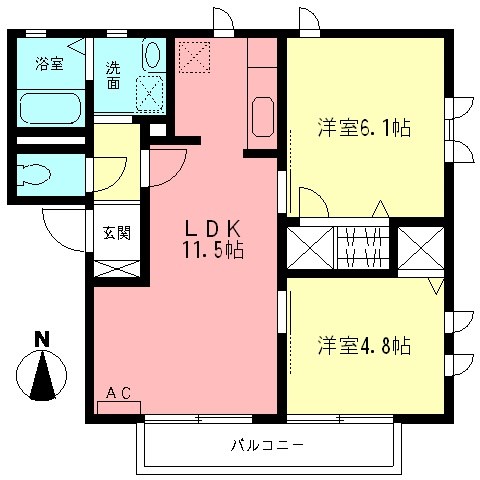 ブリリアEの間取り