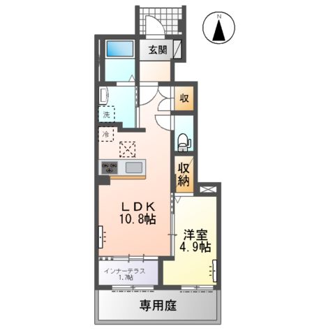 木曽川町門間南屋敷新築アパートの間取り