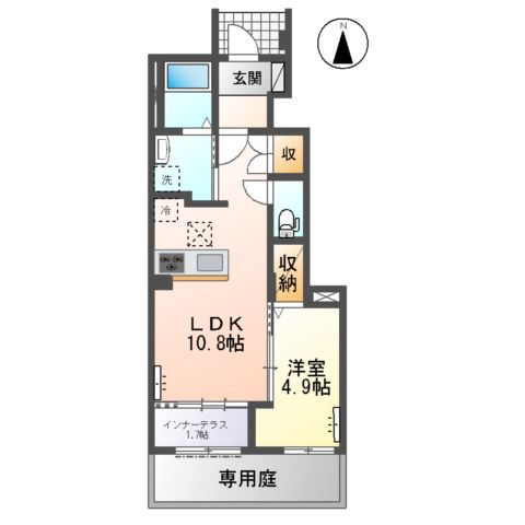 木曽川町門間南屋敷新築アパートの間取り