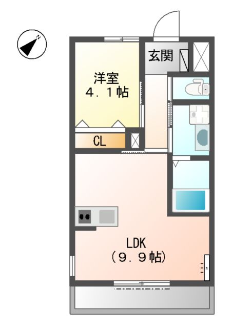 ソレイユの間取り