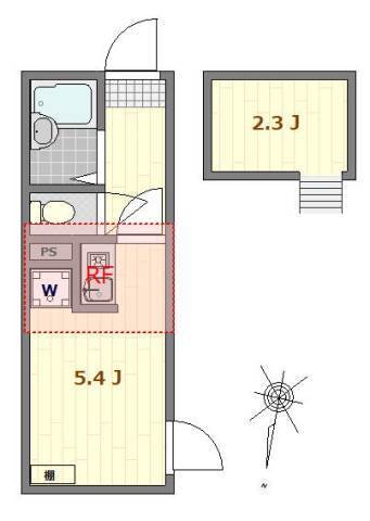ノーザンロード北千住Ⅱの間取り