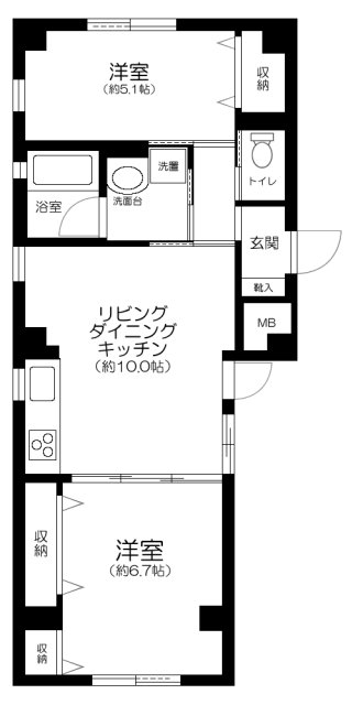 グランドラインⅡの間取り