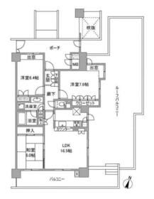 ジオ千里桃山台5番館棟の間取り