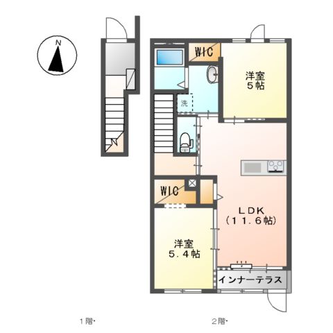 ヴィラ アカラージュの間取り
