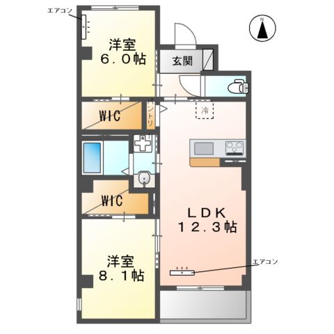 (仮称)流山市駒木マンションの間取り