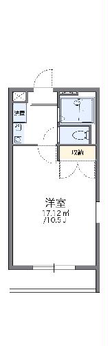 レオパレスエーデルの間取り