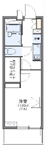 レオパレス小本西の間取り