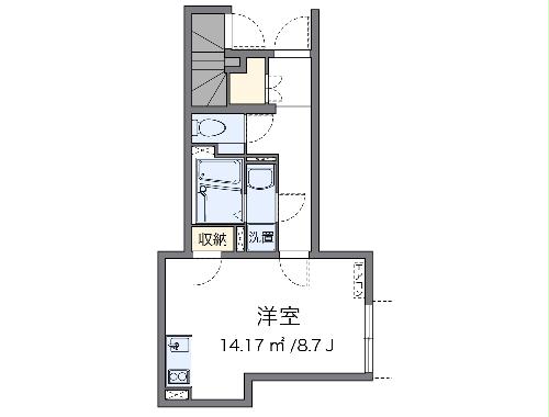 クレイノブリリアント N21の間取り