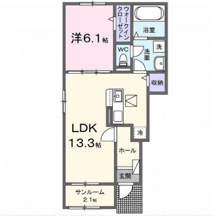 フォレスト　Ｂの間取り