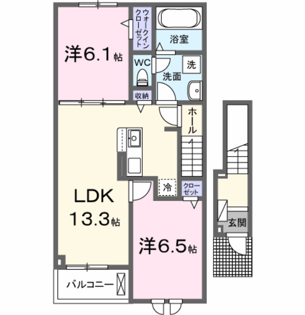 アレキサンドライトの間取り