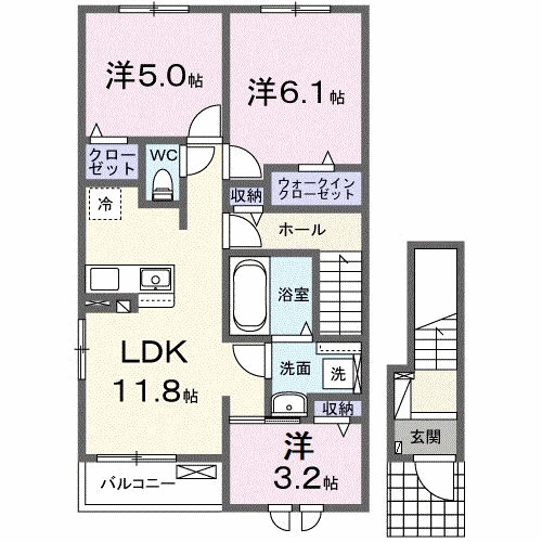 サンタナ1番館の間取り