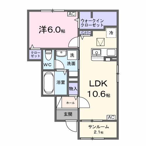 ジュピターⅢの間取り