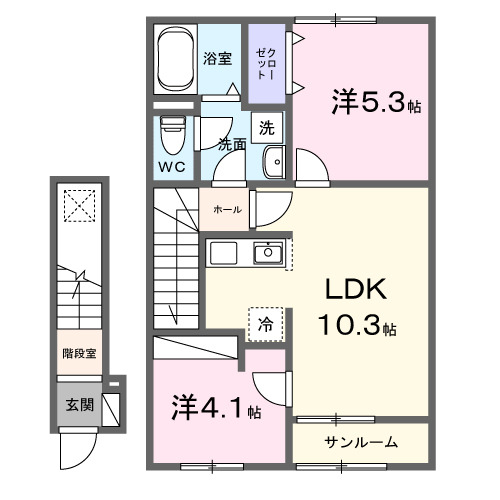 アンバーの間取り